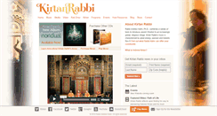Desktop Screenshot of kirtanrabbi.com